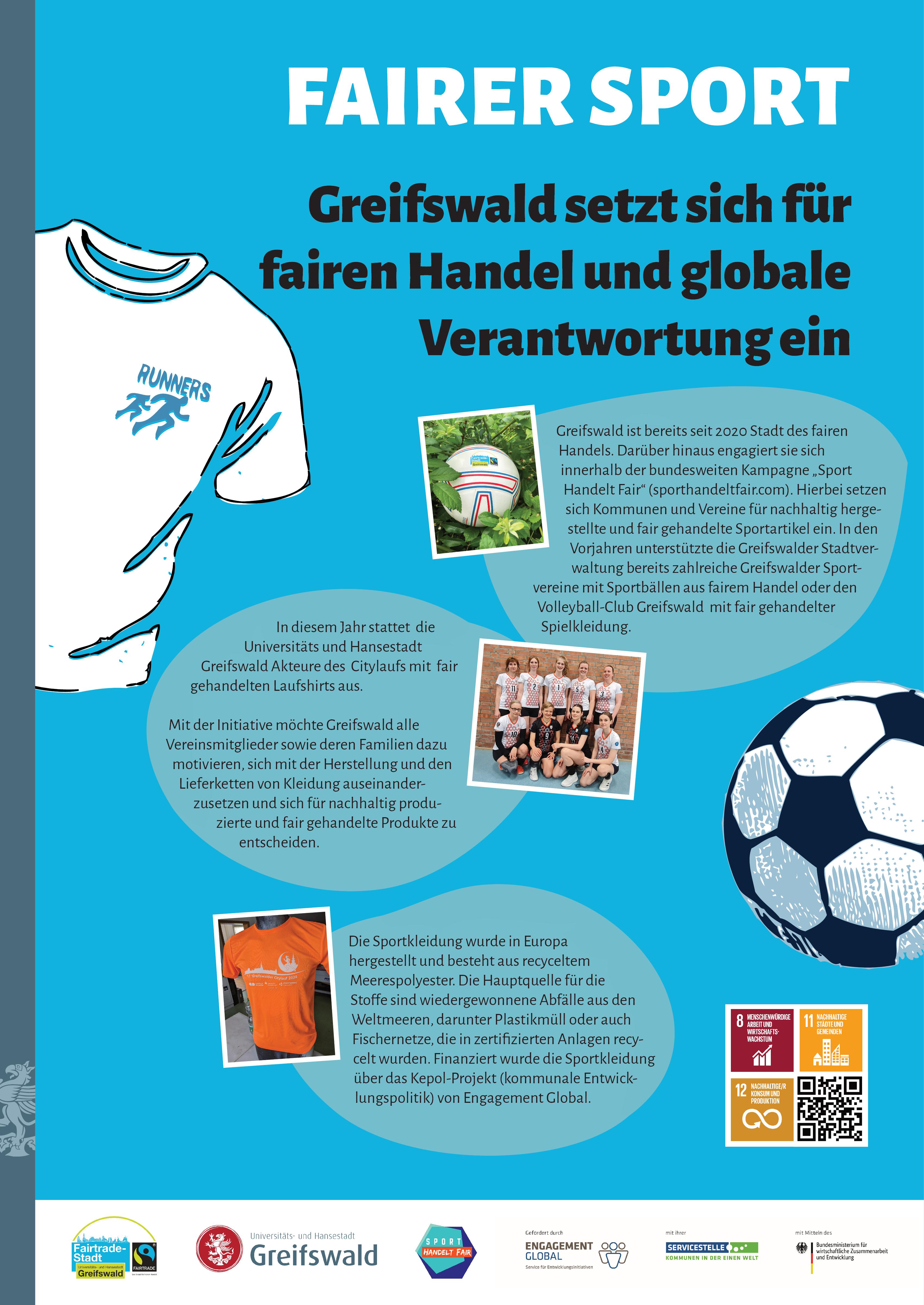 Sport handelt Fair beim Citylauf